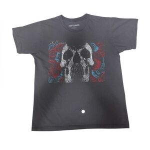 Deftones Band Tee Graphic T-Shirt - Gray